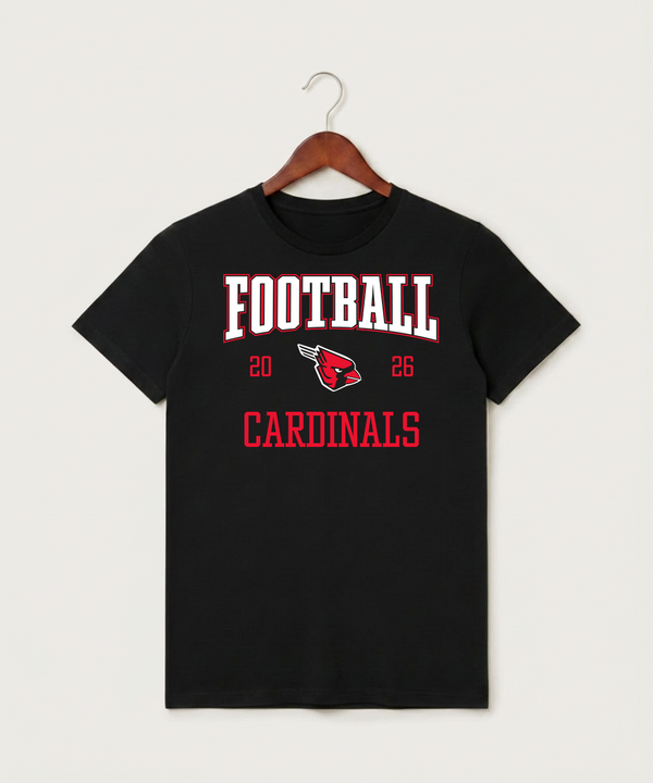 Forreston Football - Black T-Shirt - Full Front