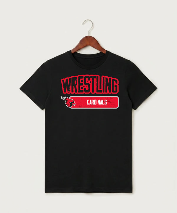 Forreston Wrestling - Black T-Shirt - Full Front