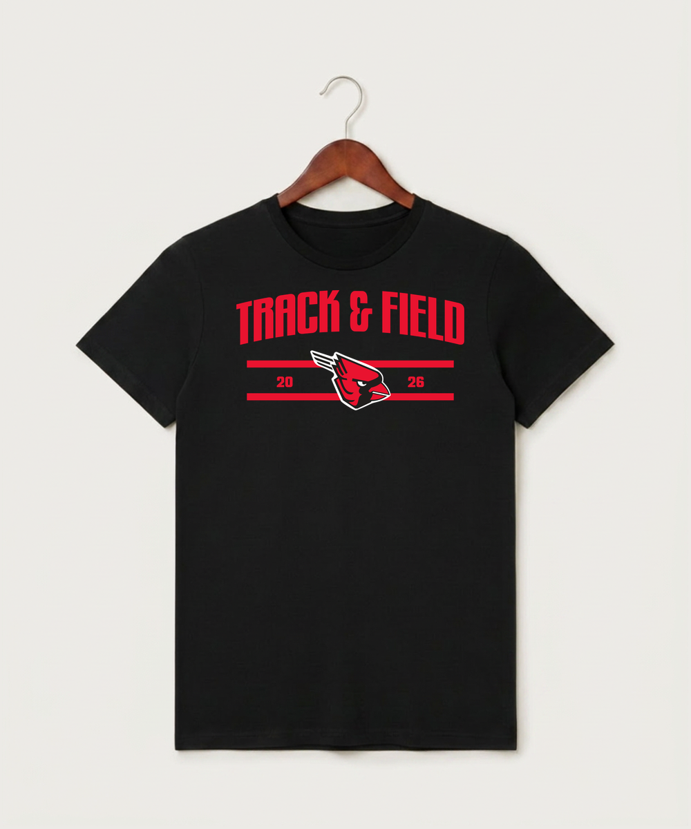 Forreston Track and Field - Black T-Shirt - Full Front