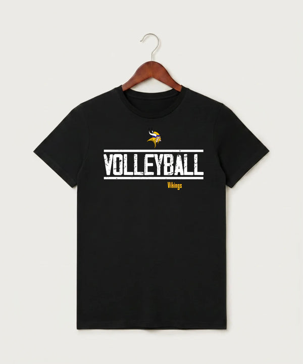 Hayfield High School Volleyball (Girls) - Black T-Shirt - Full Front