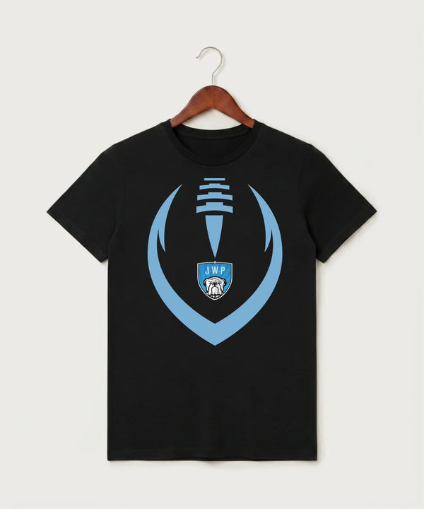 Janesville Waldorf Pemberton Football (Boys) - Black T-Shirt - Full Front
