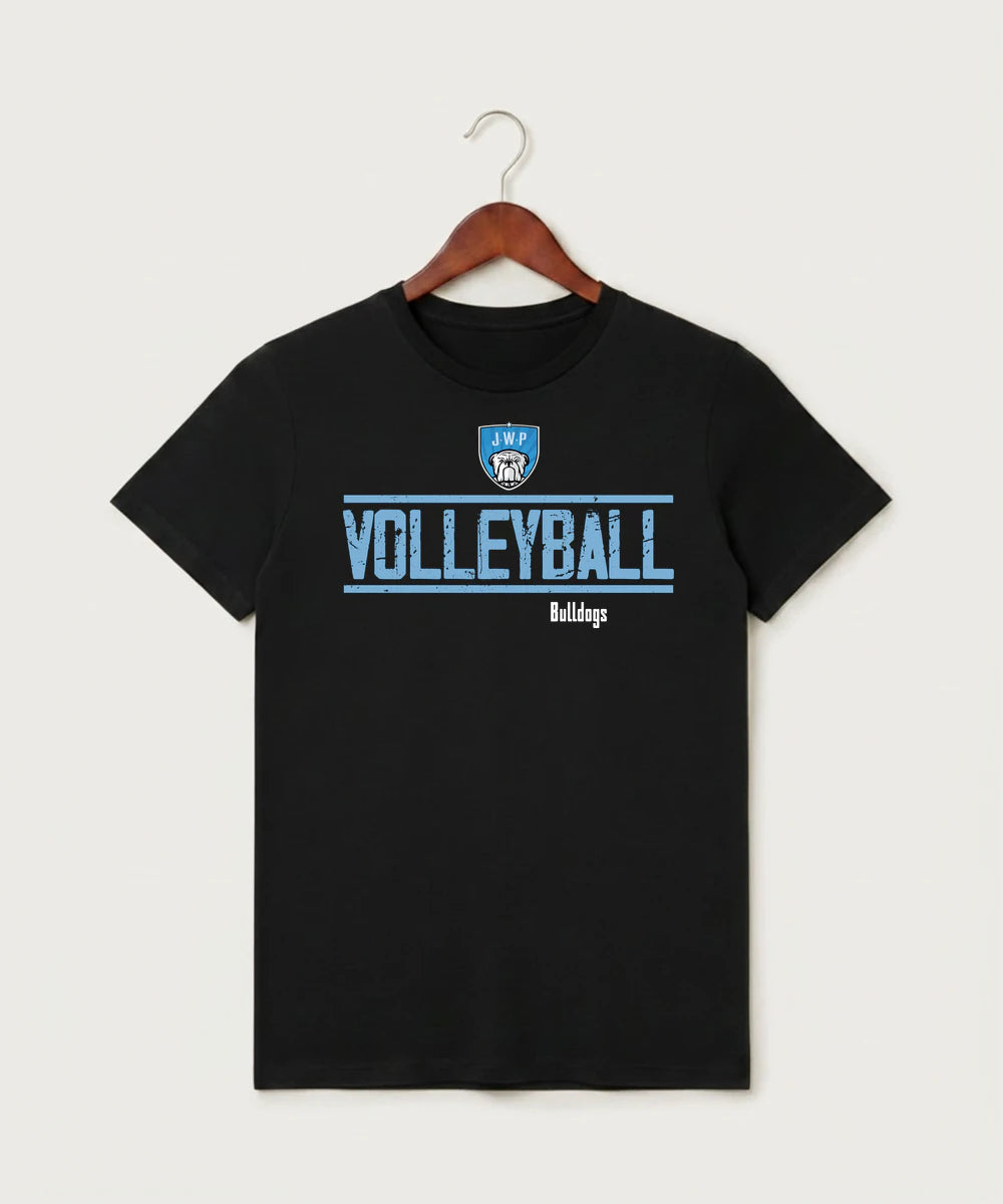 Janesville Waldorf Pemberton Volleyball (Girls) - Black T-Shirt - Full Front