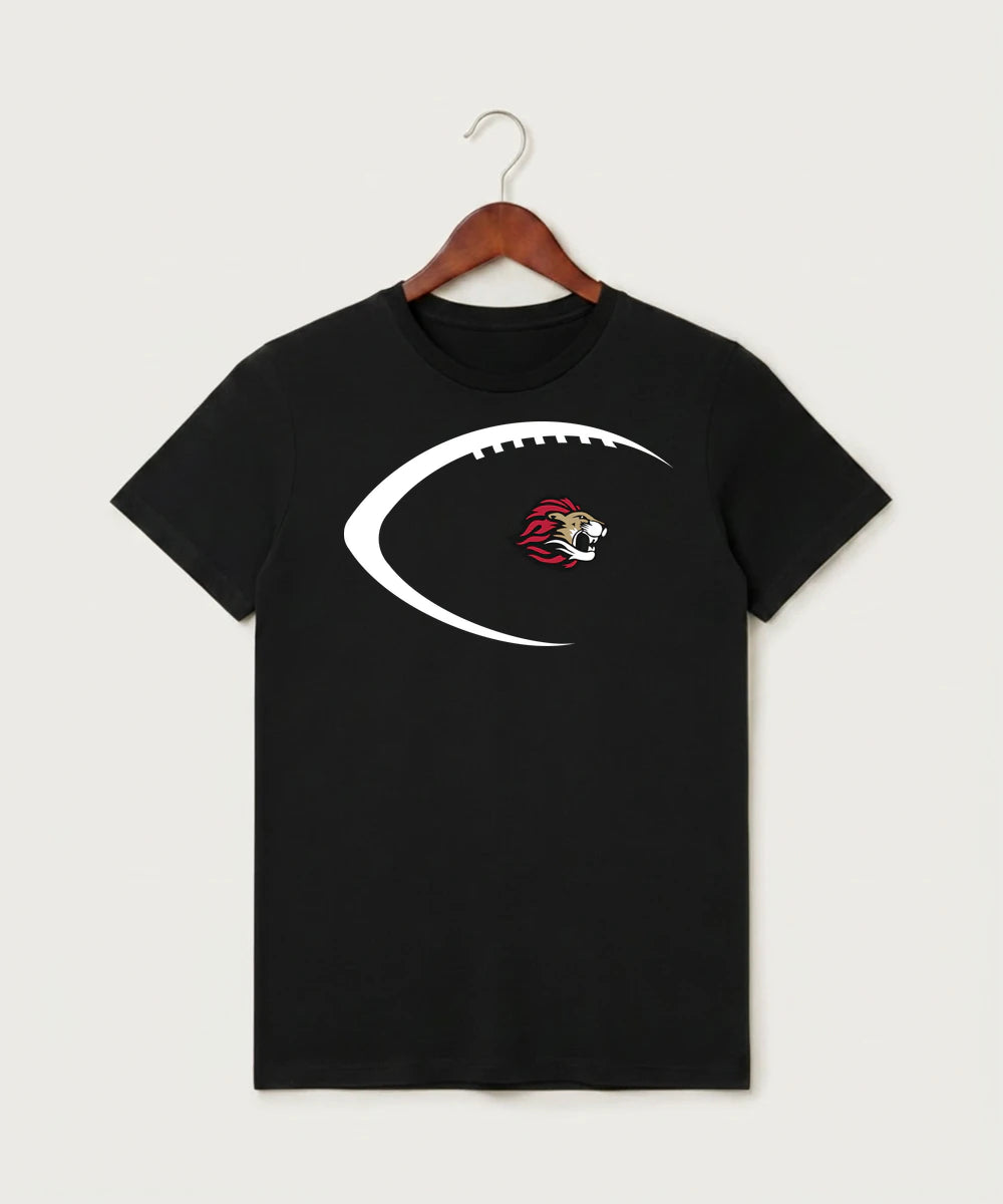 Spring Grove High School Football (Boys) - Black T-Shirt - Full Front