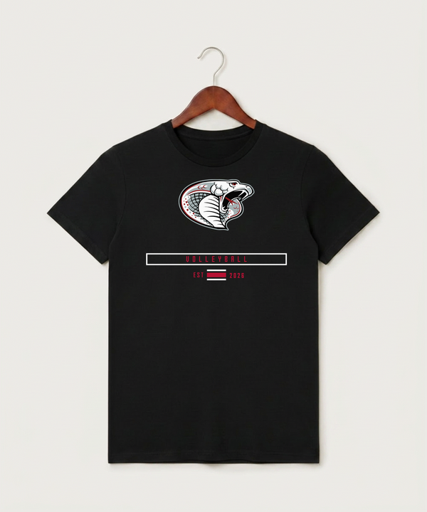 Triton High School Volleyball (Girls) - Black T-Shirt - Full Front