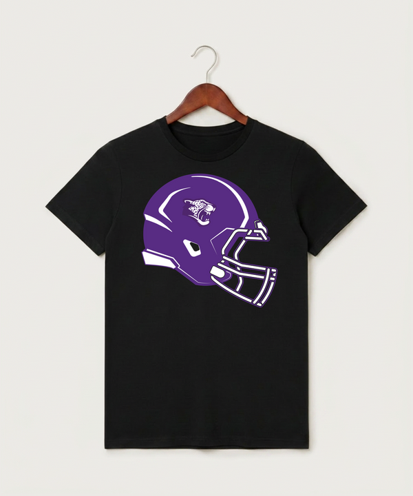 Granada-Huntley-East Chain/Truman Football (Boys) - Black T-Shirt - Full Front