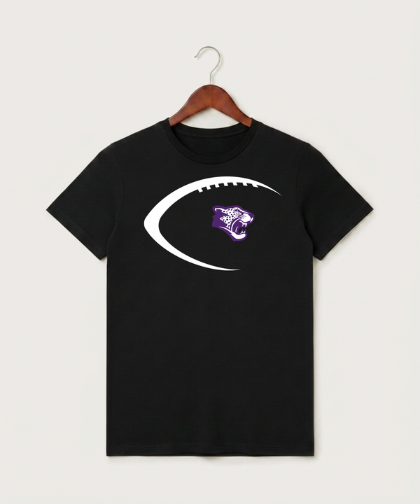 Granada-Huntley-East Chain/Truman Football (Boys) - Black T-Shirt - Full Front