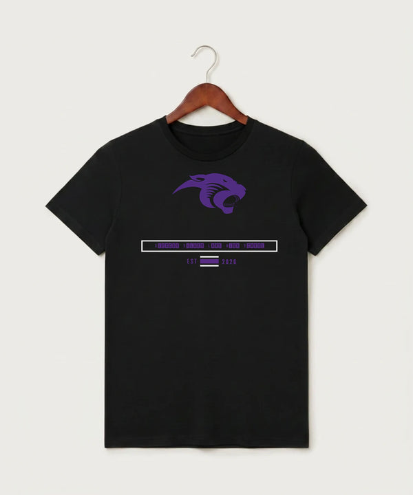 Glencoe Silver Lake High School Athletics - Black T-Shirt - Full Front