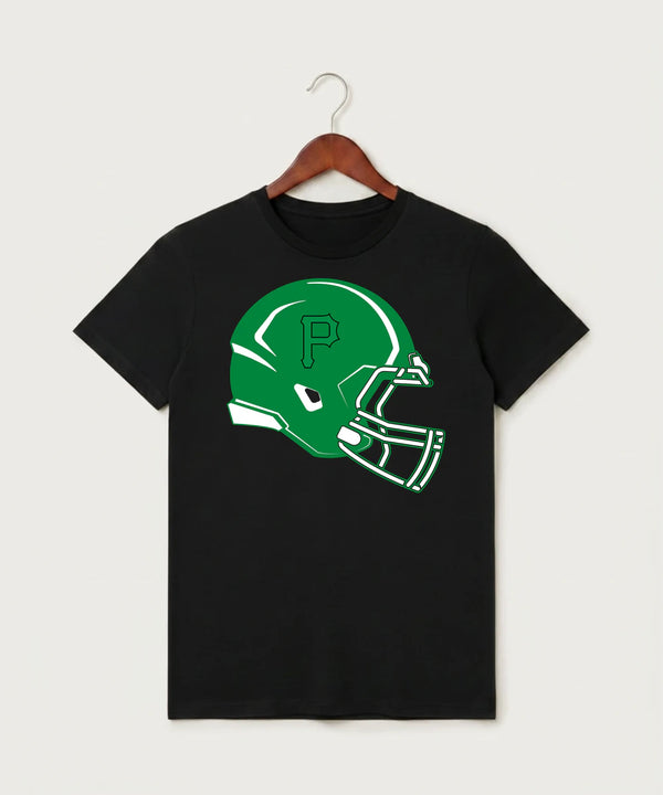 Pipestone Area High School Football (Boys) - Black T-Shirt - Full Front