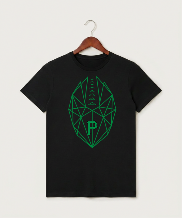 Pipestone Area High School Football (Boys) - Black T-Shirt - Full Front