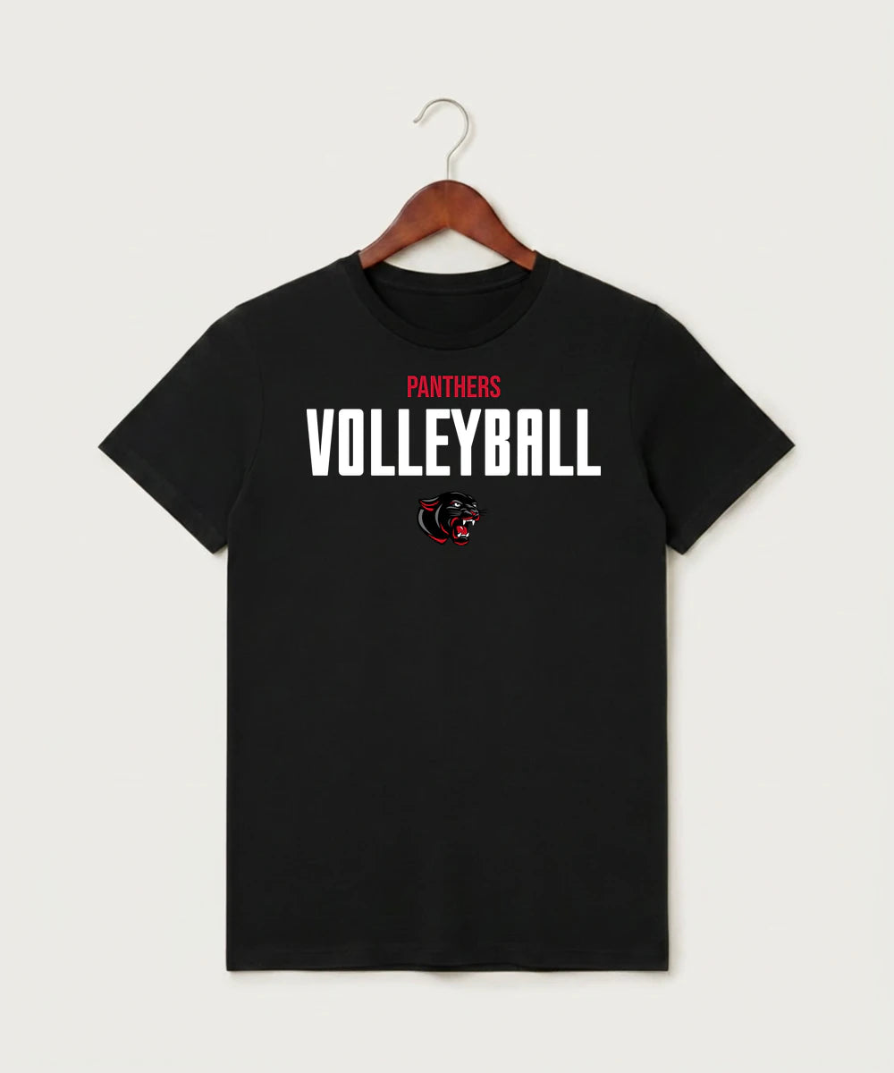 Tracy-Milroy-Balaton High School Volleyball (Girls) - Black T-Shirt - Full Front
