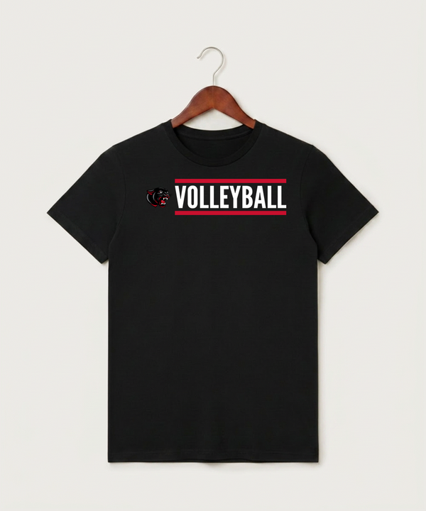 Tracy-Milroy-Balaton High School Volleyball (Girls) - Black T-Shirt - Full Front
