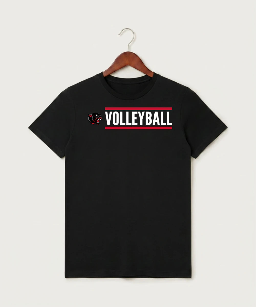 Tracy-Milroy-Balaton High School Volleyball (Girls) - Black T-Shirt - Full Front