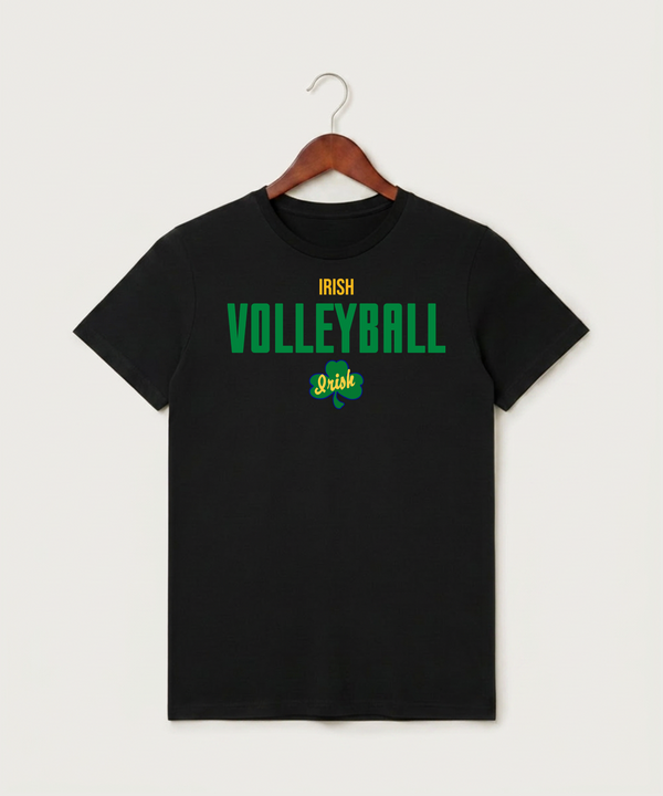Rosemount High School Volleyball (Girls) - Black T-Shirt - Full Front