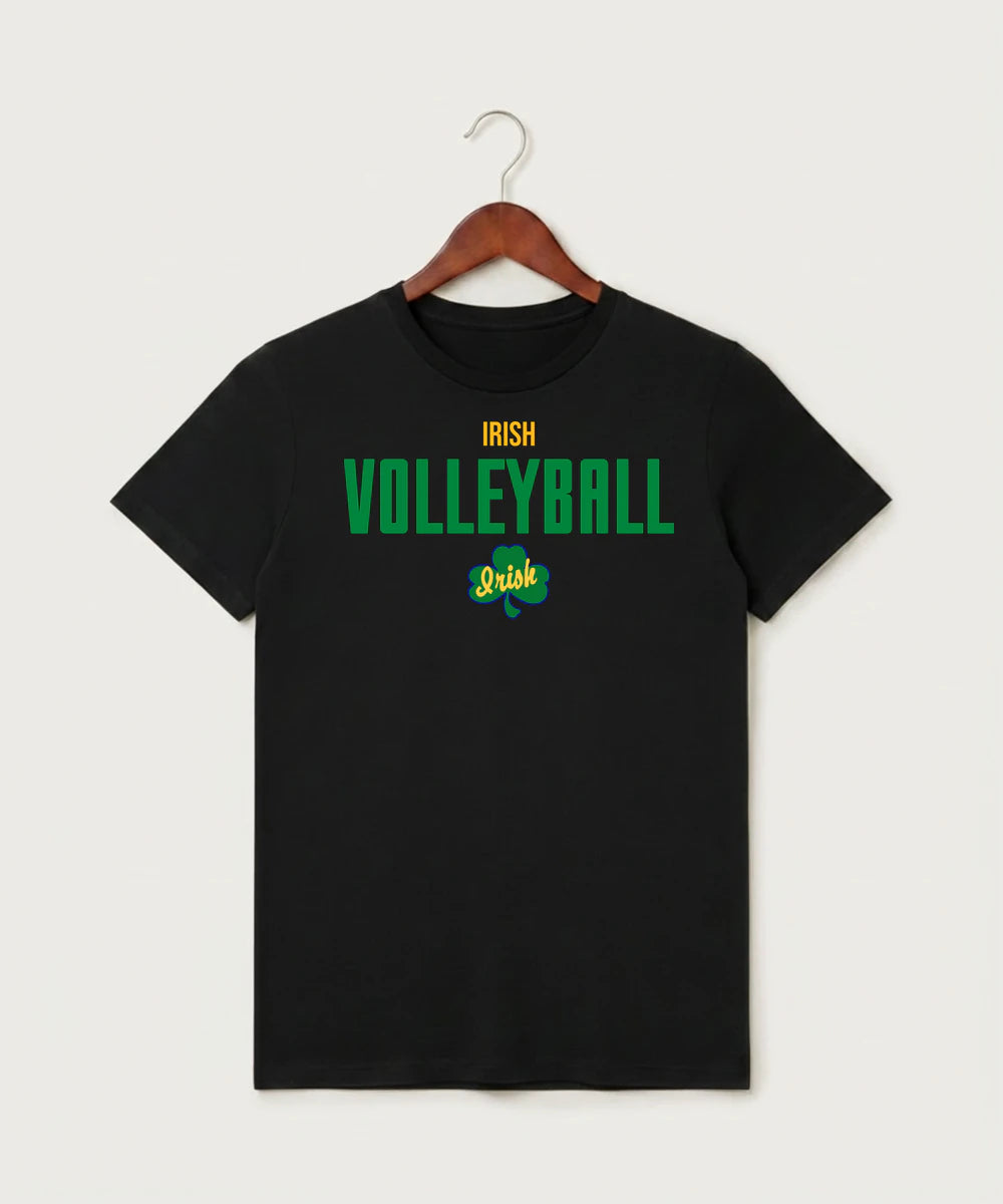 Rosemount High School Volleyball (Girls) - Black T-Shirt - Full Front