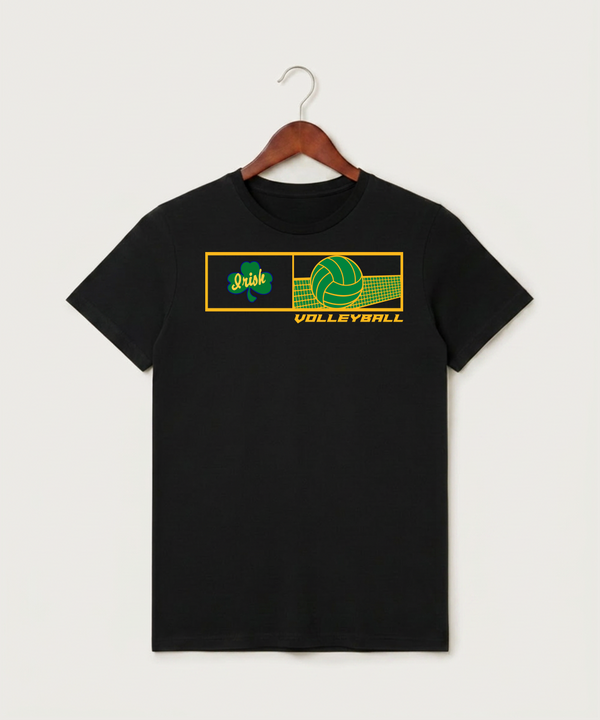Rosemount High School Volleyball (Girls) - Black T-Shirt - Full Front