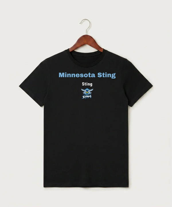 Minnesota Sting Athletics - Black T-Shirt - Full Front