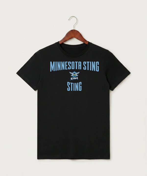 Minnesota Sting Athletics - Black T-Shirt - Full Front