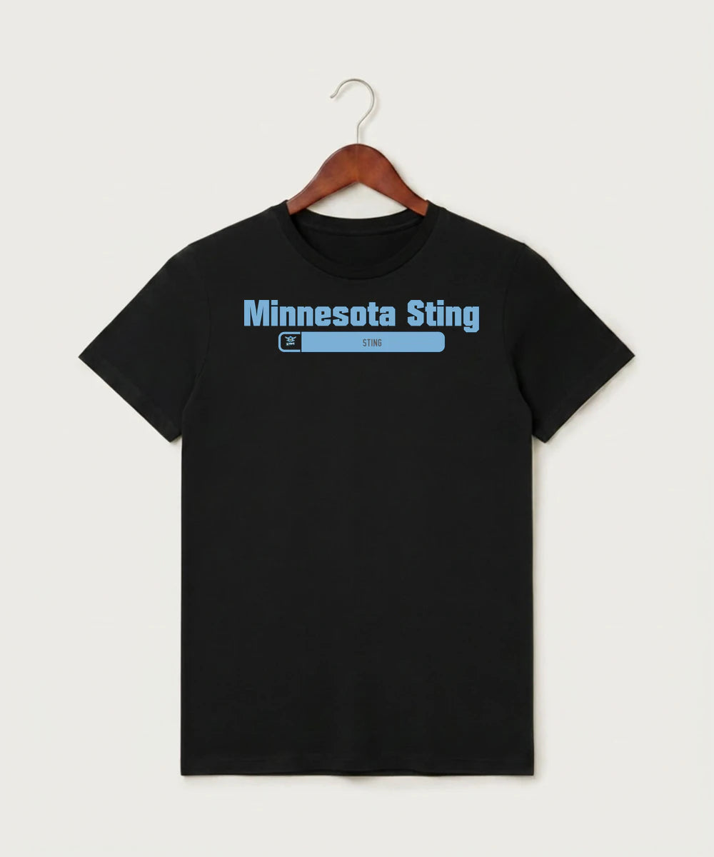 Minnesota Sting Athletics - Black T-Shirt - Full Front