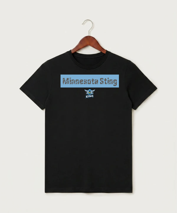 Minnesota Sting Athletics - Black T-Shirt - Full Front