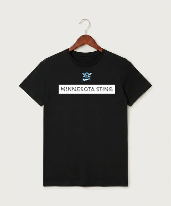 Minnesota Sting Athletics - Black T-Shirt - Full Front