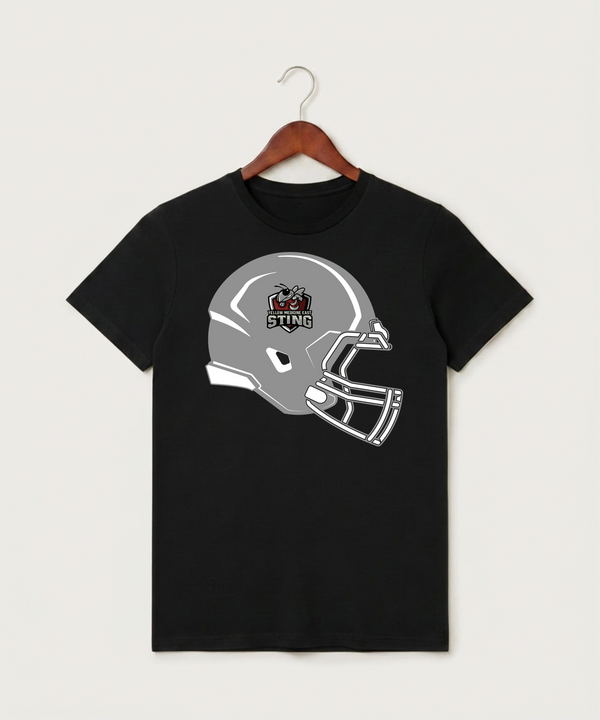 Yellow Medicine East High School Football (Boys) - Black T-Shirt - Full Front