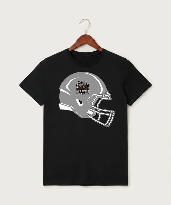 Yellow Medicine East High School Football (Boys) - Black T-Shirt - Full Front