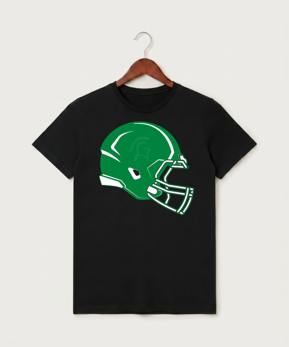 La Crescent High School Football (Boys) - Black T-Shirt - Full Front