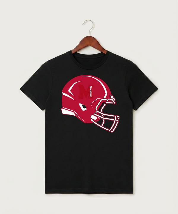 Mcgregor High School Football (Boys) - Black T-Shirt - Full Front