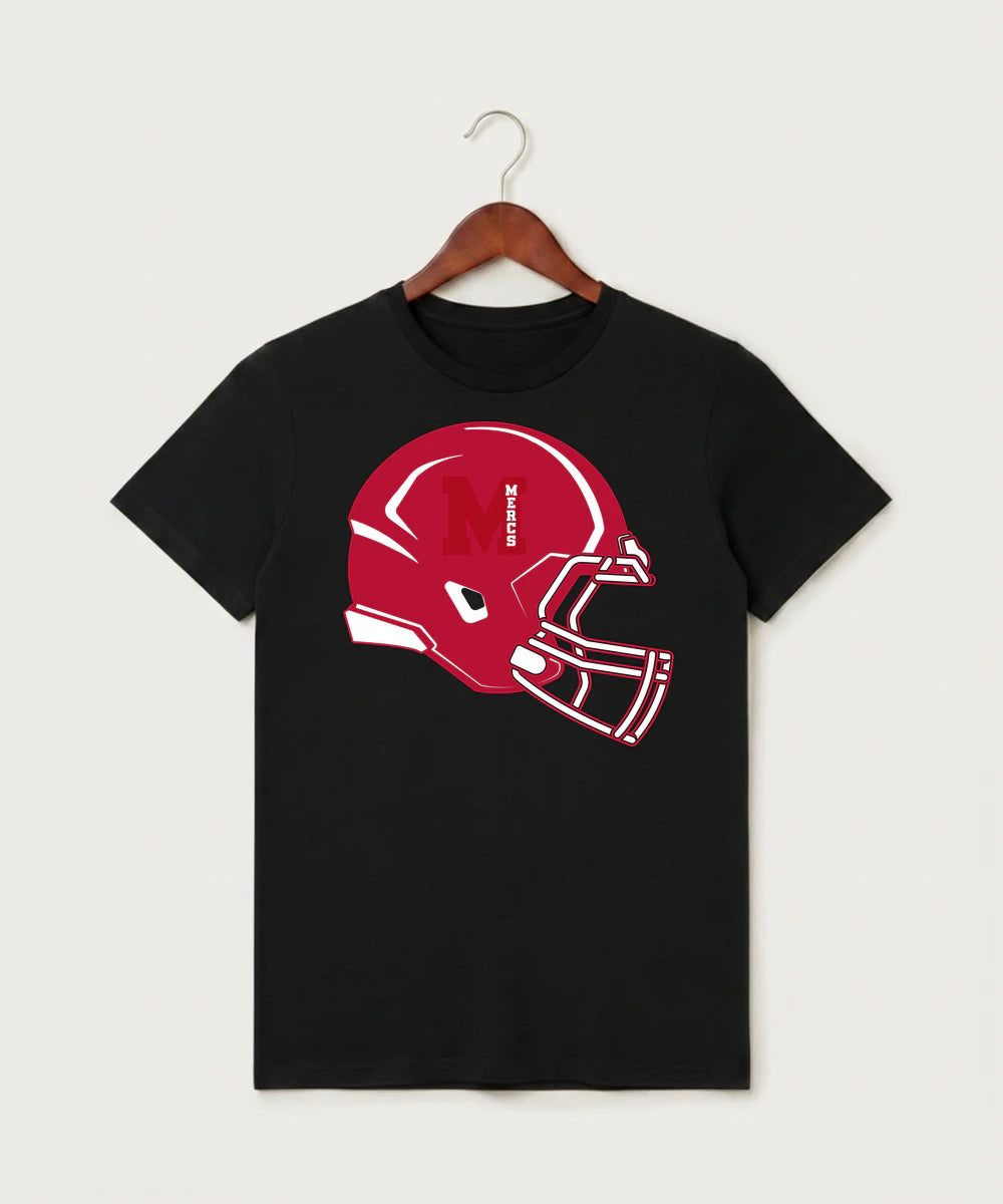 Mcgregor High School Football (Boys) - Black T-Shirt - Full Front