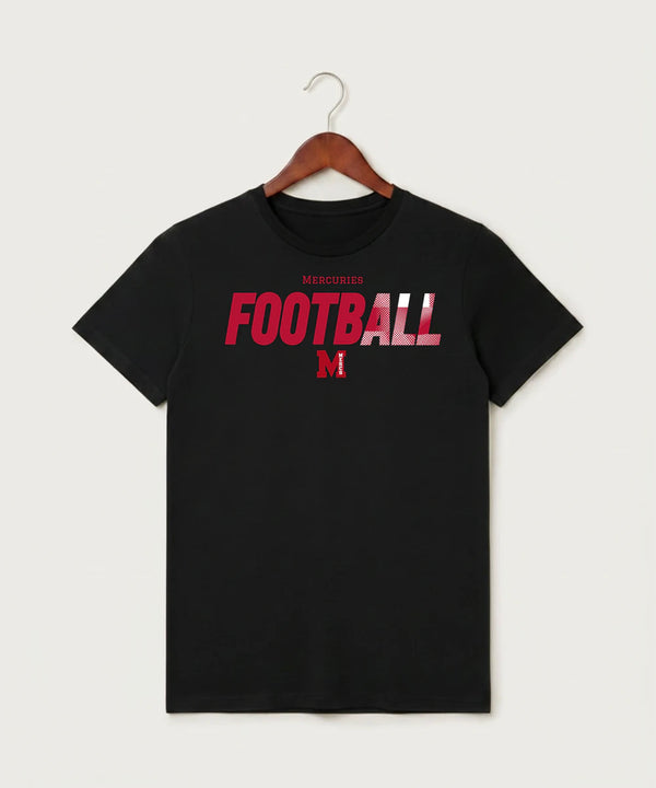 Mcgregor High School Football (Boys) - Black T-Shirt - Full Front