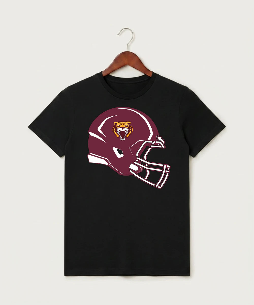 Stewartville High School Football (Boys) - Black T-Shirt - Full Front