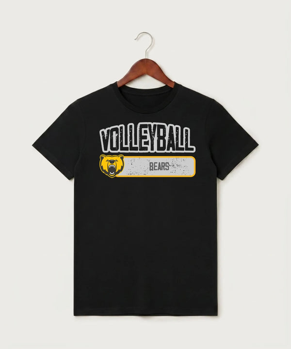 Byron High School Volleyball (Girls) - Black T-Shirt - Full Front