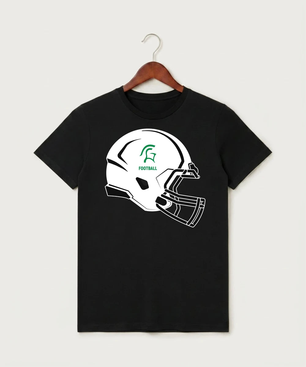 La Crescent-Hokah High School Football (Boys) - Black T-Shirt - Full Front