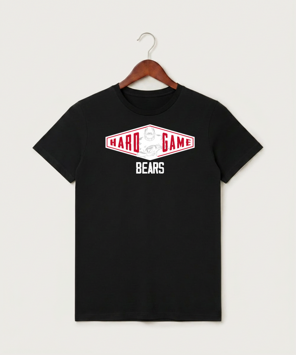 Bertha Hewitt High School Football (Boys) - Black T-Shirt - Full Front