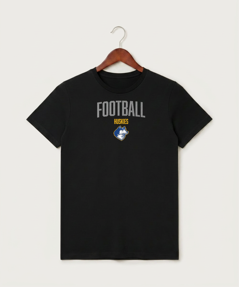 Bigfork Senior High School Football (Boys) - Black T-Shirt - Full Front