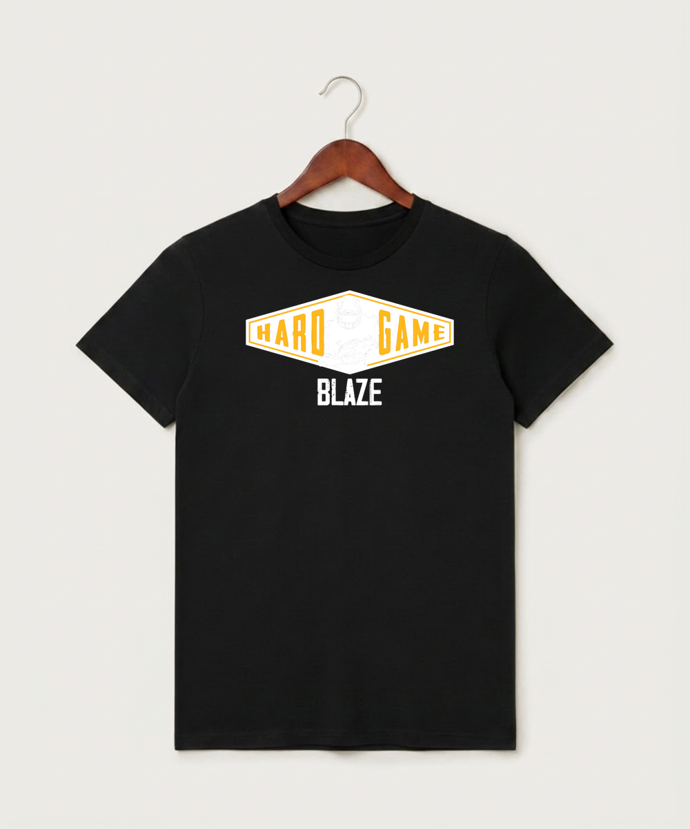 Burnsville High School Football (Boys) - Black T-Shirt - Full Front