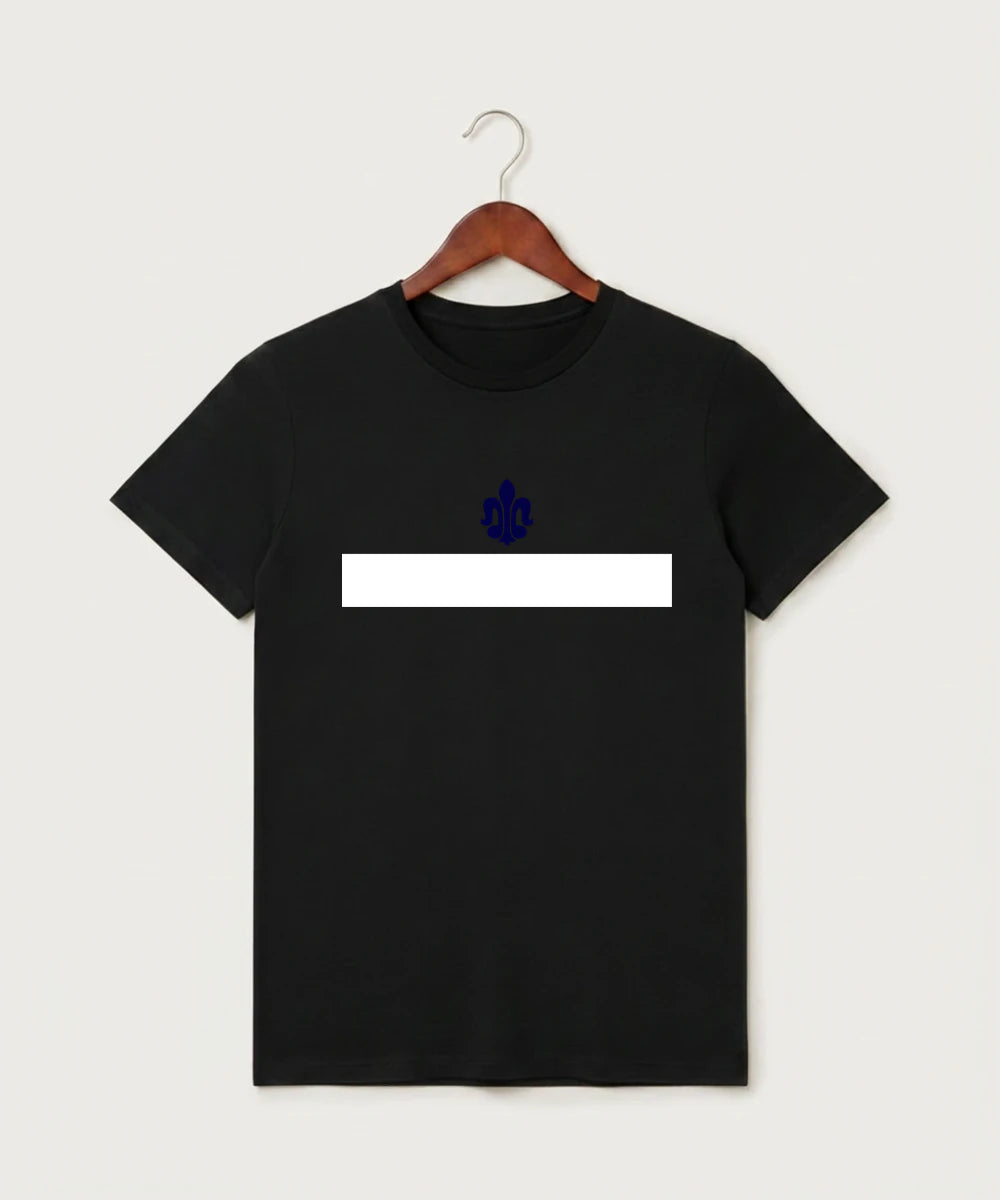 Saint Peter High School Athletics - Black T-Shirt - Full Front