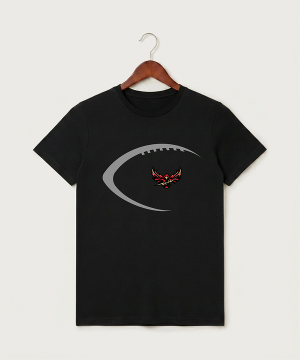 Gfw High School Football (Boys) - Black T-Shirt - Full Front