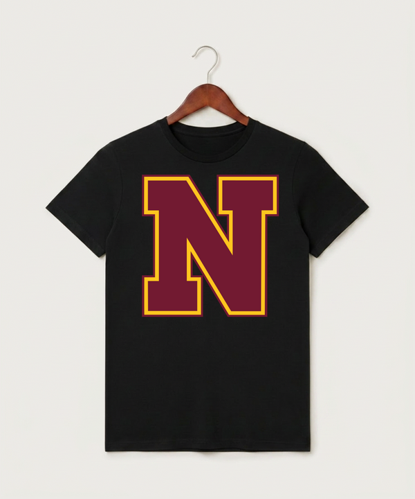 Northfield High School Volleyball (Girls) - Black T-Shirt - Full Front