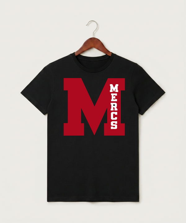 Mcgregor High School Football (Boys) - Black T-Shirt - Full Front