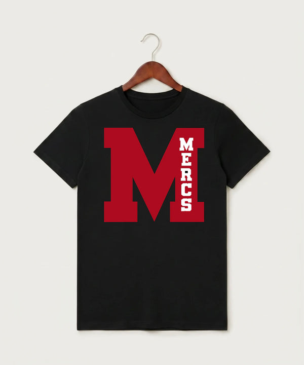 Mcgregor High School Football (Boys) - Black T-Shirt - Full Front