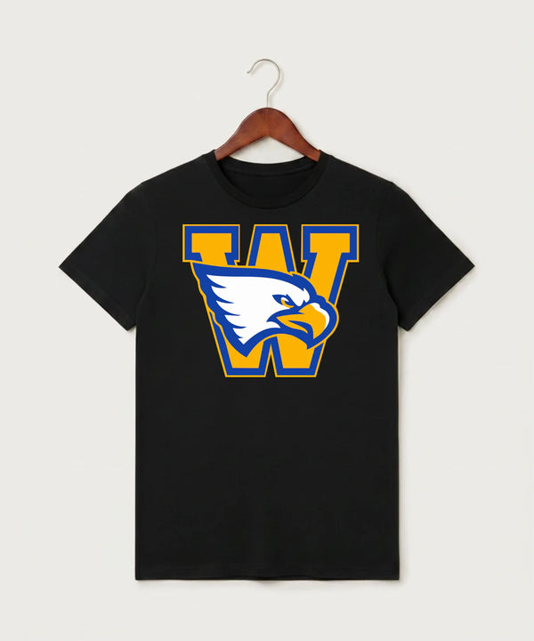 Windom Area High School Volleyball (Girls) - Black T-Shirt - Full Front