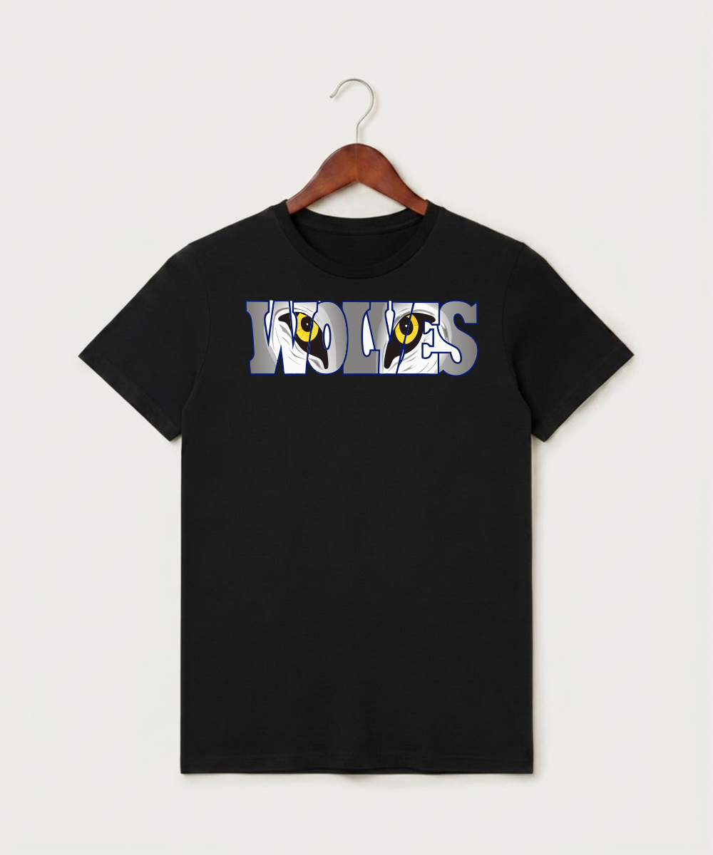 Walker Hackensack Akeley Volleyball (Girls) - Black T-Shirt - Full Front