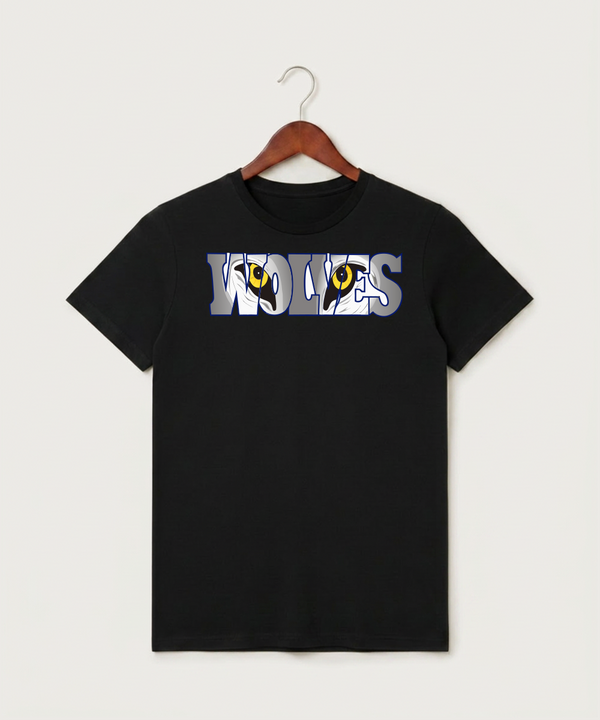 Walker Hackensack Akeley Volleyball (Girls) - Black T-Shirt - Full Front