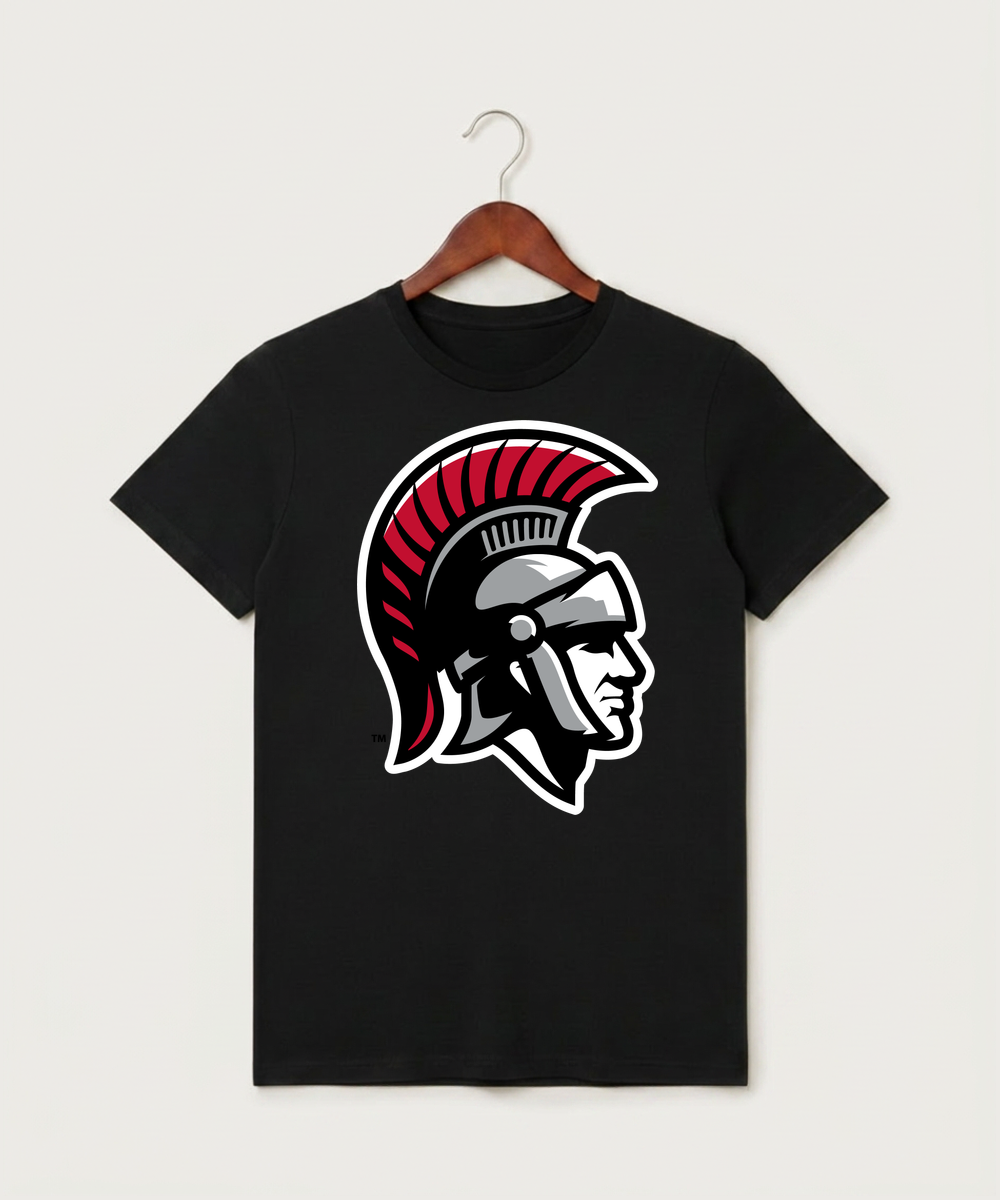 Worthington High School Football (Boys) - Black T-Shirt - Full Front