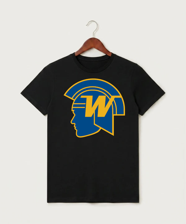 Wayzata High School Football (Boys) - Black T-Shirt - Full Front