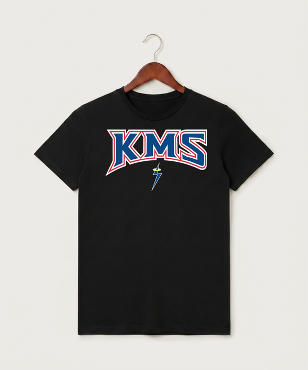 Kerkhoven-Murdock-Sunburg High School Football (Boys) - Black T-Shirt - Full Front