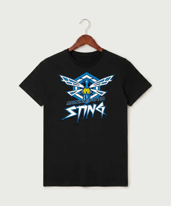 Minnesota Sting Athletics - Black T-Shirt - Full Front