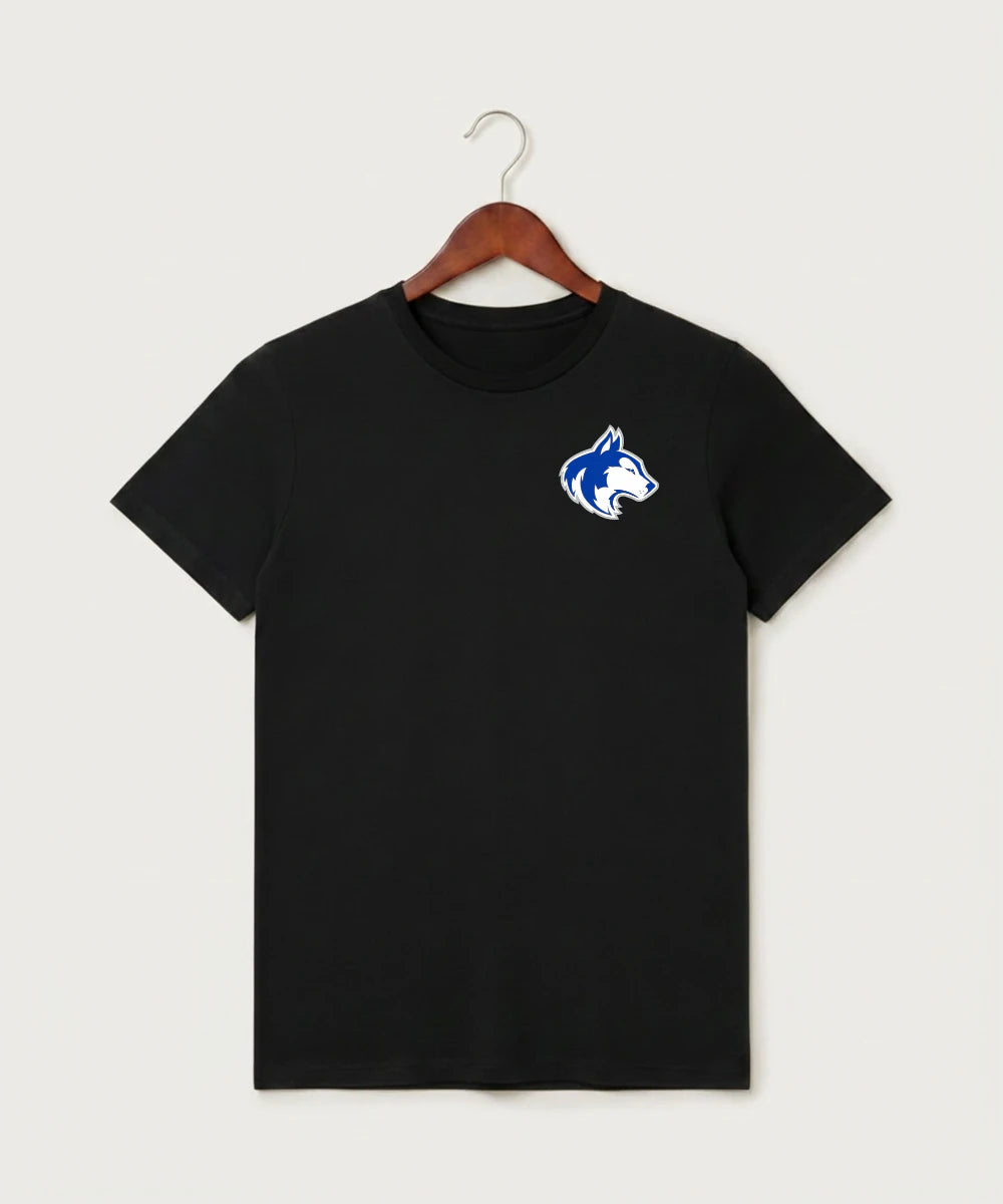 Owatonna High School Volleyball (Girls) - Black T-Shirt - Left Chest