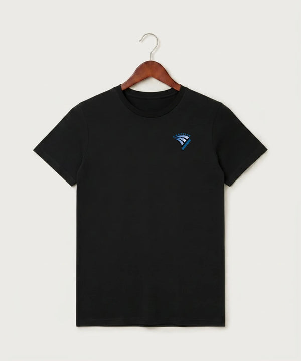 Eastview High School Volleyball (Girls) - Black T-Shirt - Left Chest
